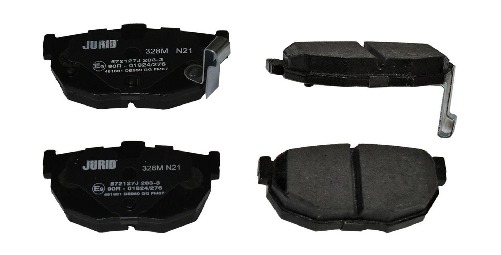 JURID 572127J Brake pad set, disc brake