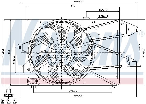 Fan, engine cooling-6