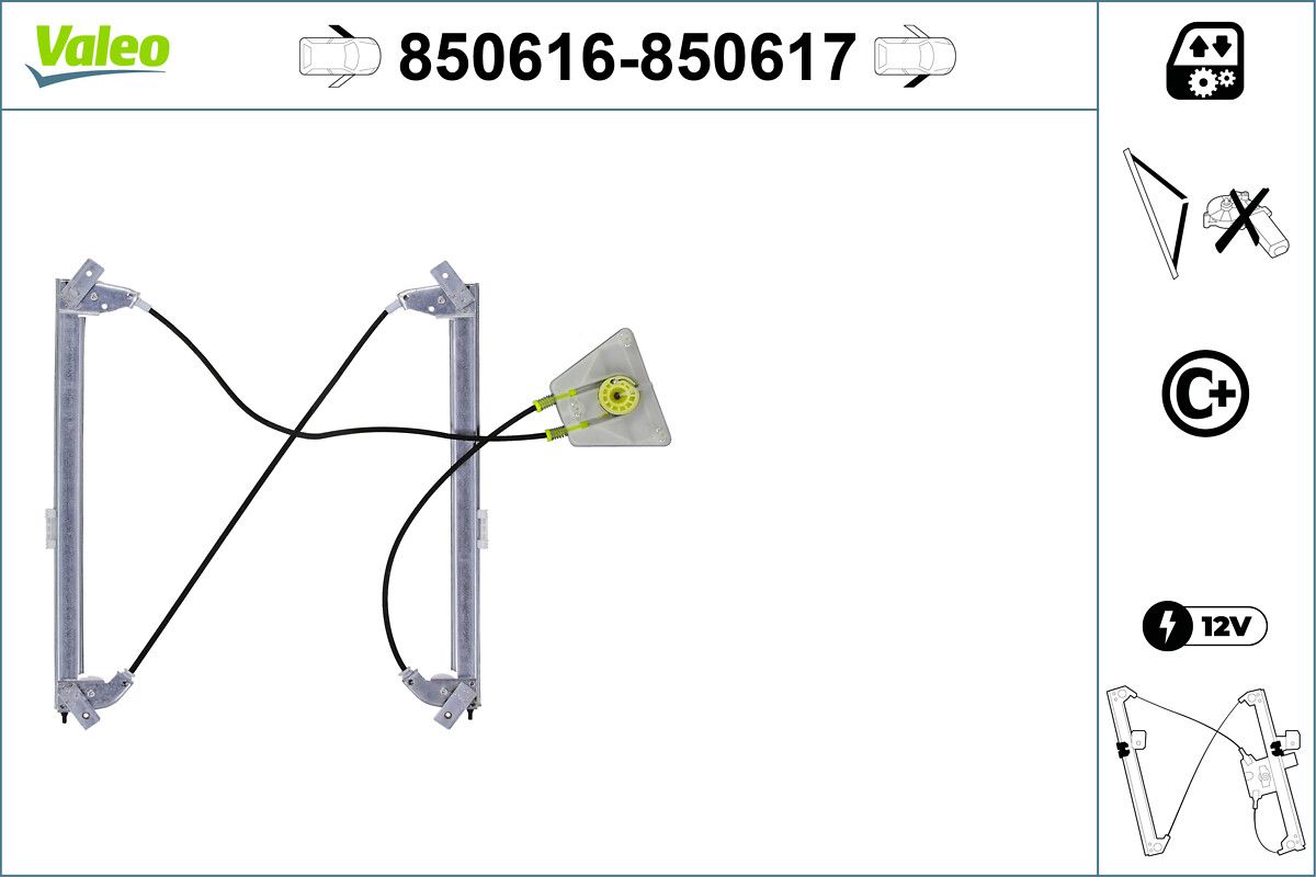 VALEO 850617 Window regulator