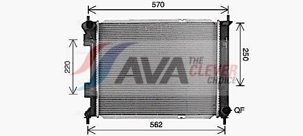 Radiator, engine cooling