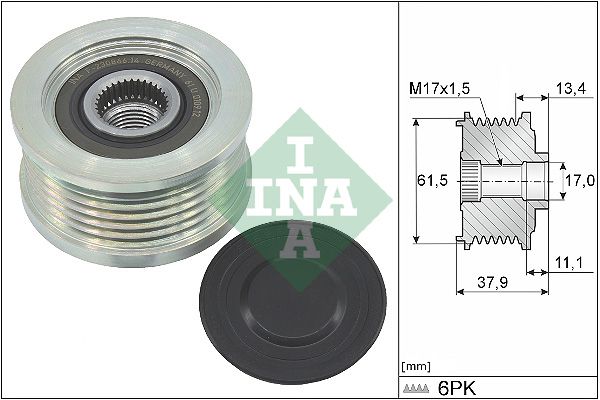 SCHAEFFLER INA 535 0023 10 Alternator freewheel clutch