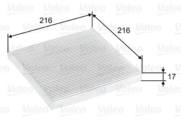 VALEO 698796 Filtras, salono oras