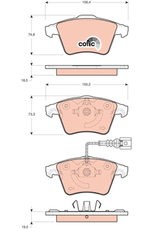 Brake Pad Set, disc brake