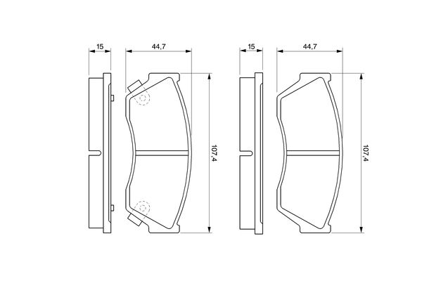 stabdžių trinkelių rinkinys, diskinis stabdys-4