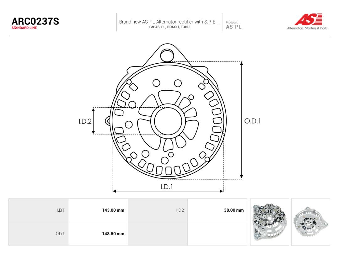 Rectifier, alternator-3