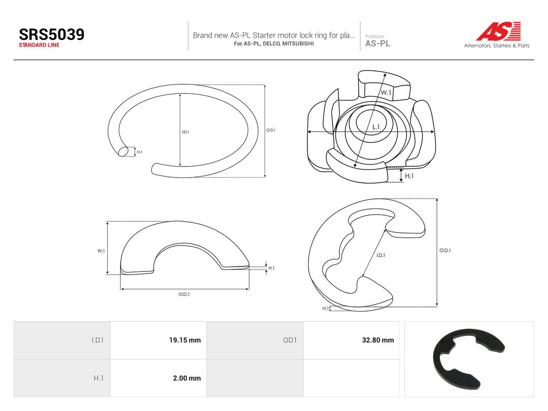 Repair Kit, starter-1