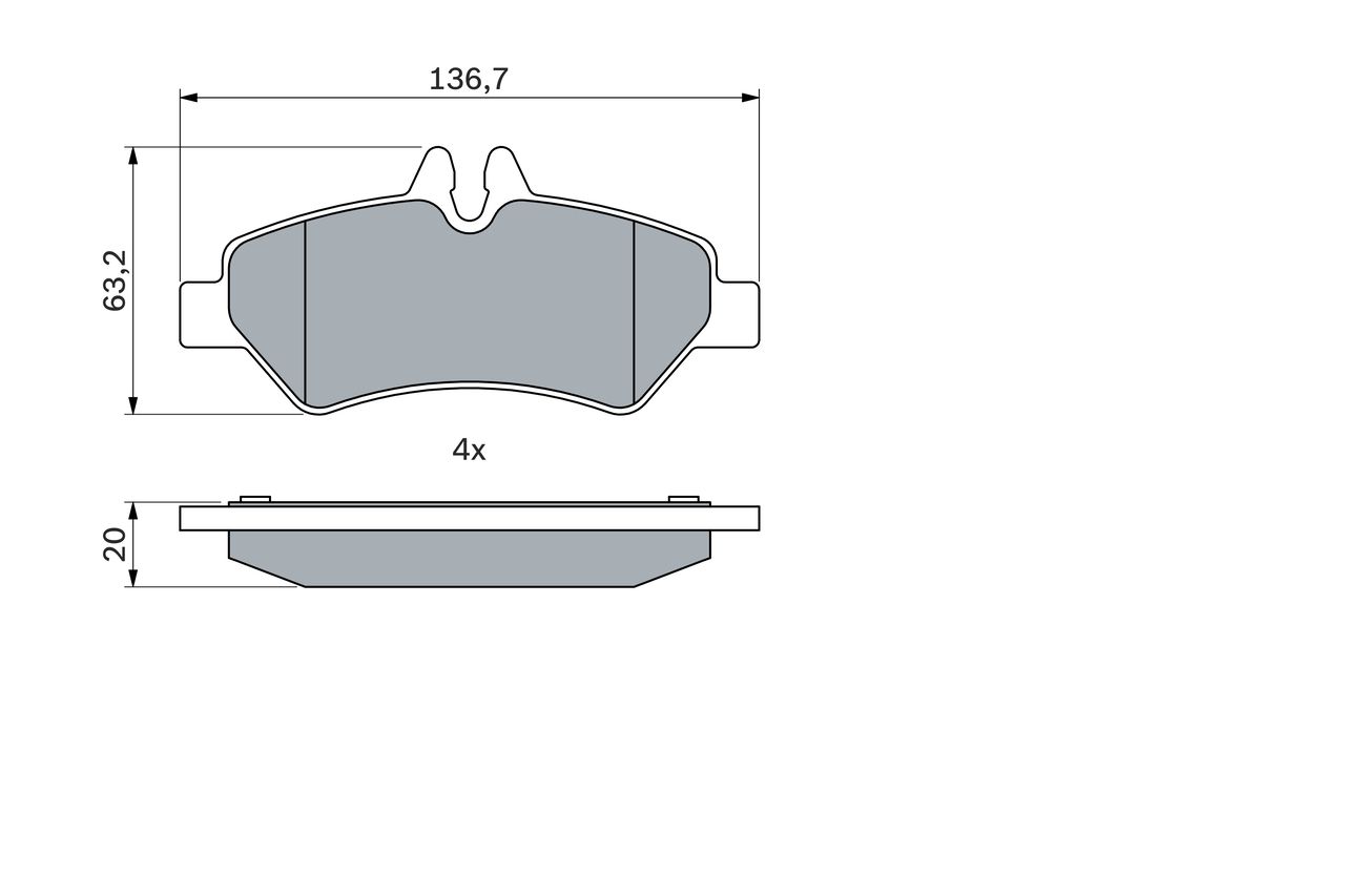 Brake Pad Set, disc brake-5