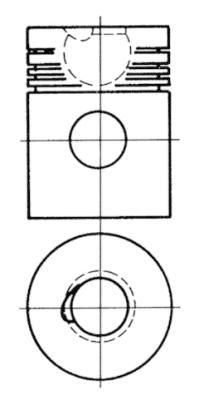 KOLBENSCHMIDT 92986600 Piston