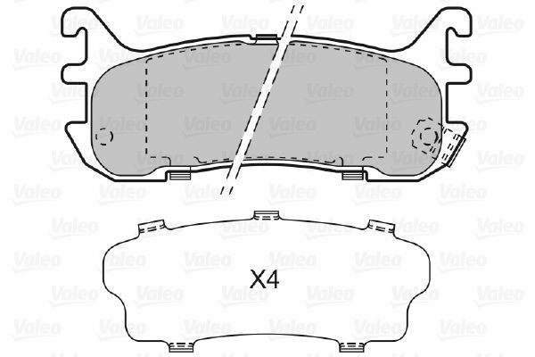 stabdžių trinkelių rinkinys, diskinis stabdys-1