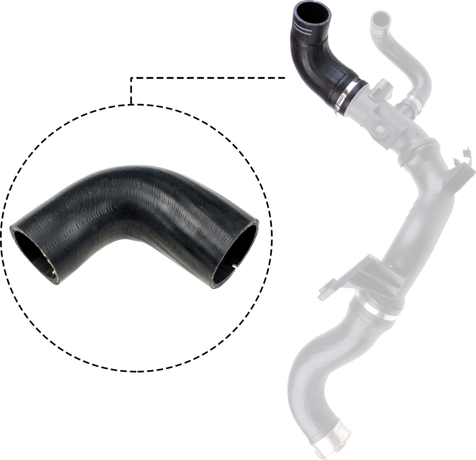 GATES 09-0510 Charge air hose