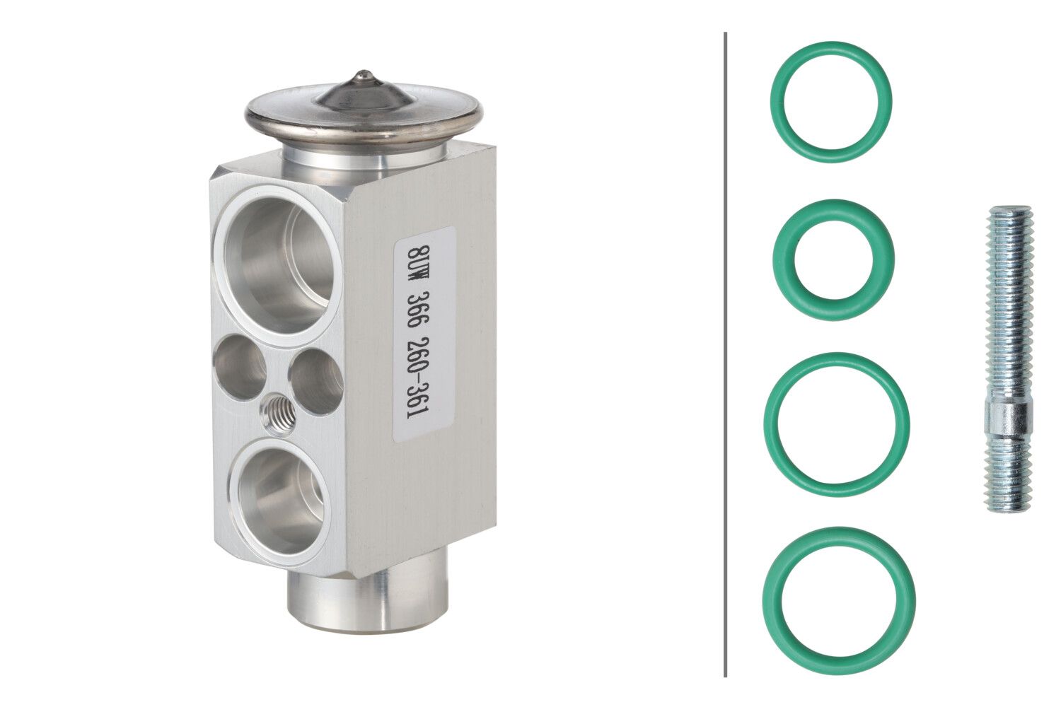 HELLA 8UW 366 260-361 Expansion valve, air conditioning
