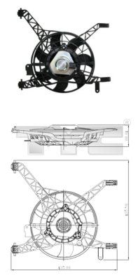 TYC 810-0041 Fan, engine cooling