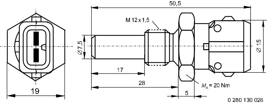 Sensor, coolant temperature-7