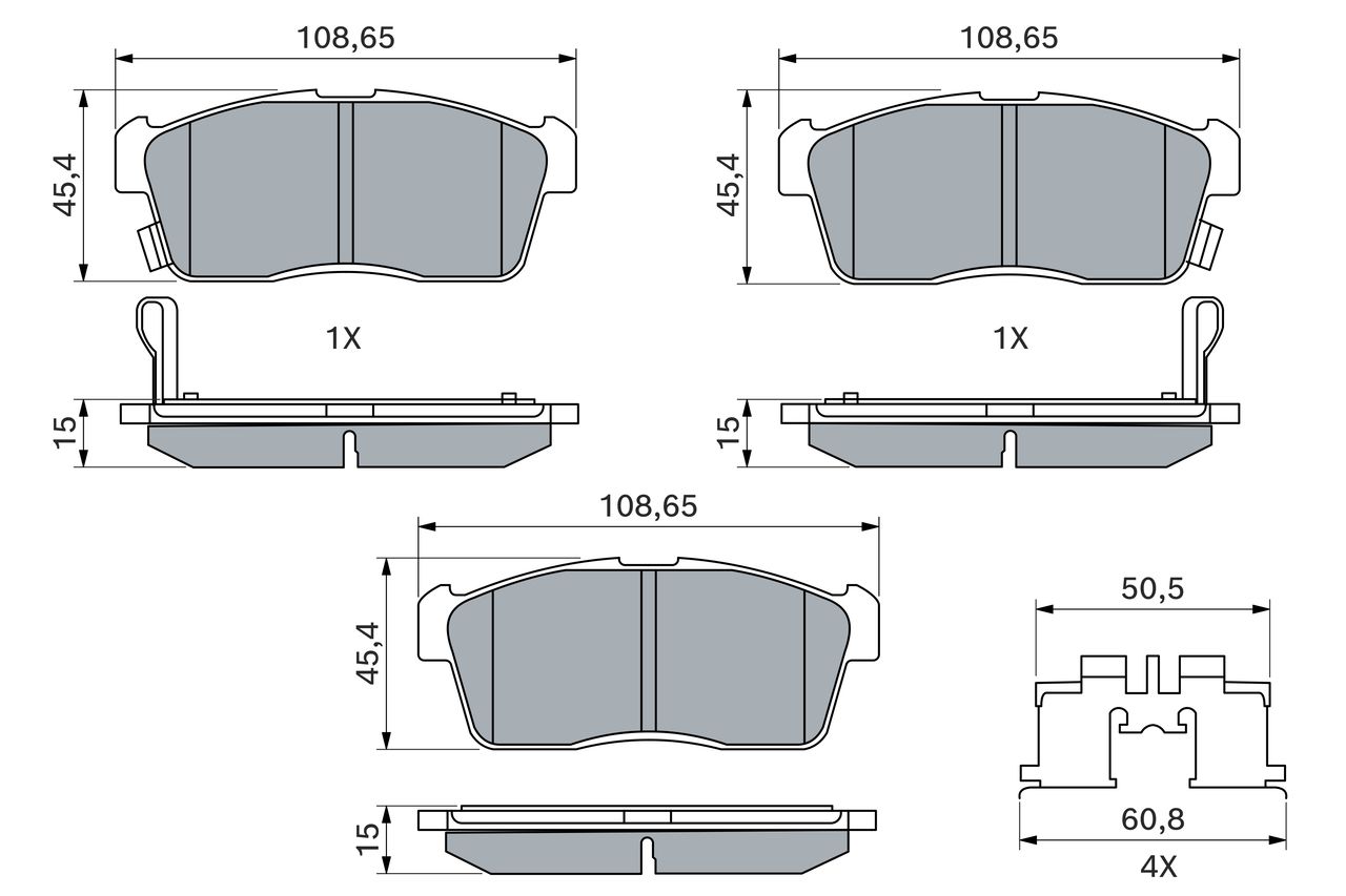 Brake Pad Set, disc brake-4
