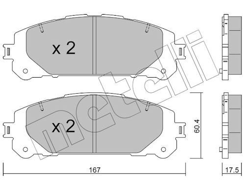 Brake Pad Set, disc brake-main