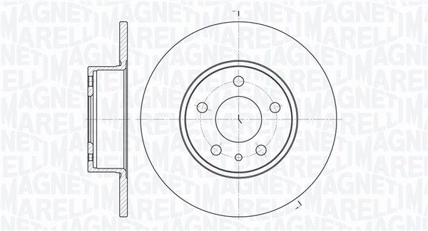 MAGNETI MARELLI 361302040185 Brake disc