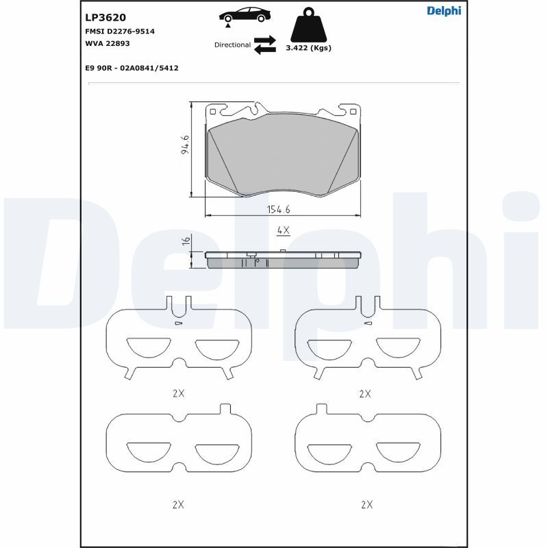 Brake Pad Set, disc brake-2