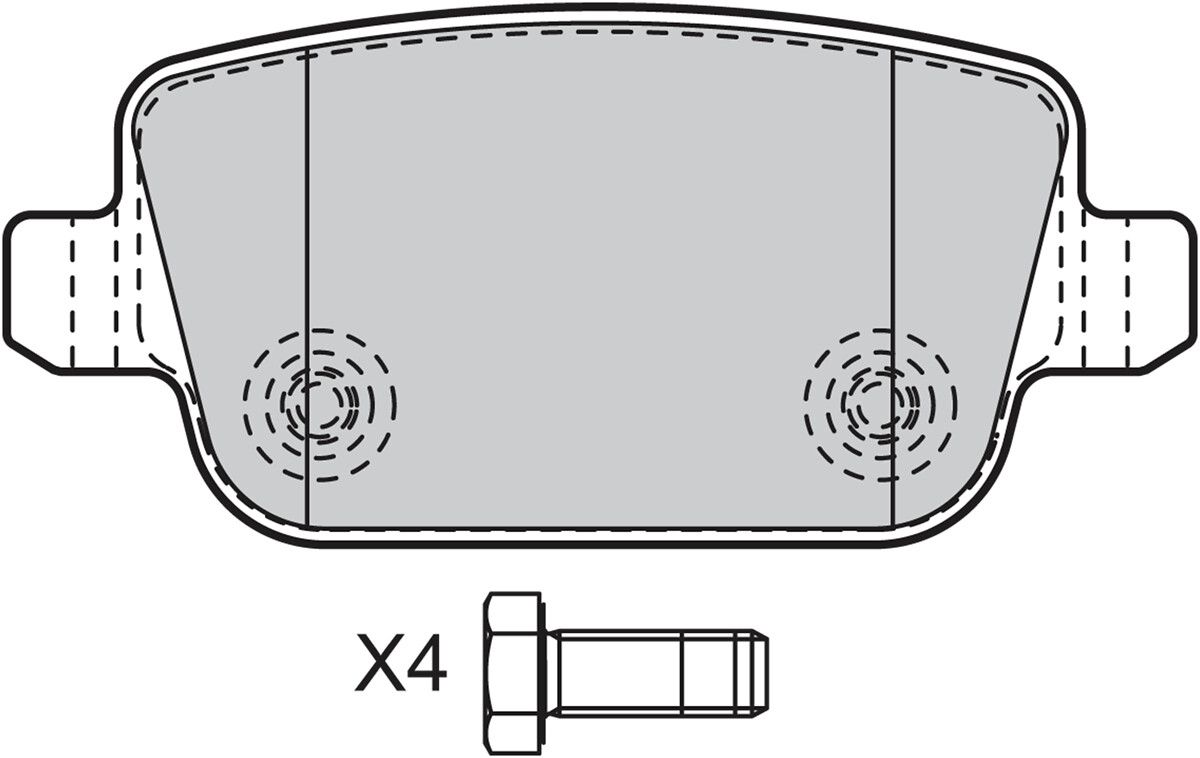 Brake Pad Set, disc brake-1