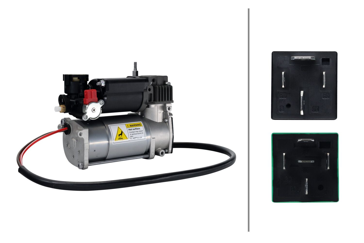HELLA 8TG 358 256-101 Compressor, compressed air system