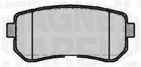 MAGNETI MARELLI 363916060822 Brake pad set, disc brake