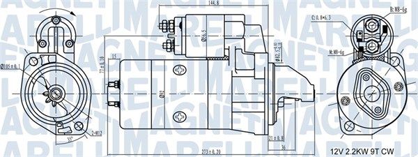 MAGNETI MARELLI 063720350010 Starter