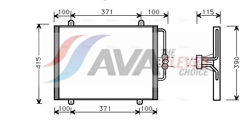AVA CLEVER CHOICE RT5201 Condenser, air conditioning