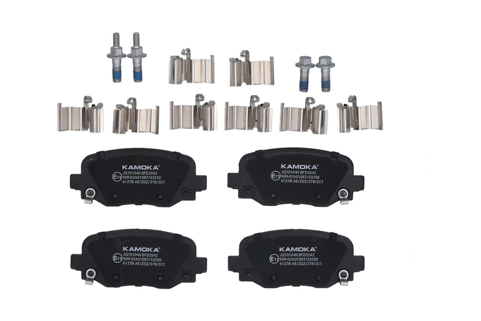 KAMOKA JQ101040 Brake pad set, disc brake