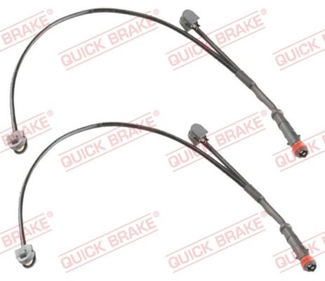 Warning Contact, brake pad wear