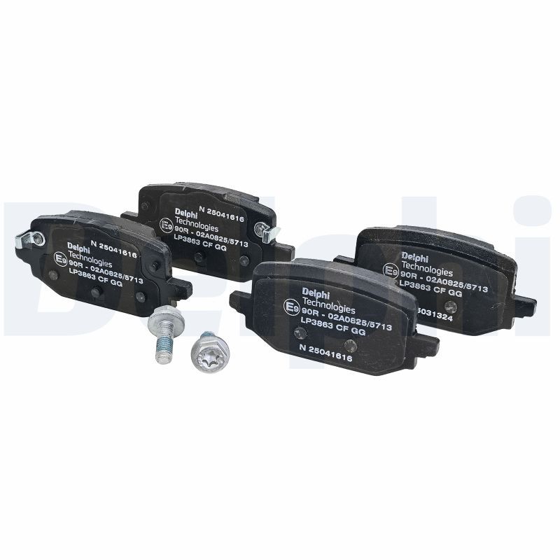 DELPHI LP3863 Brake pad set, disc brake