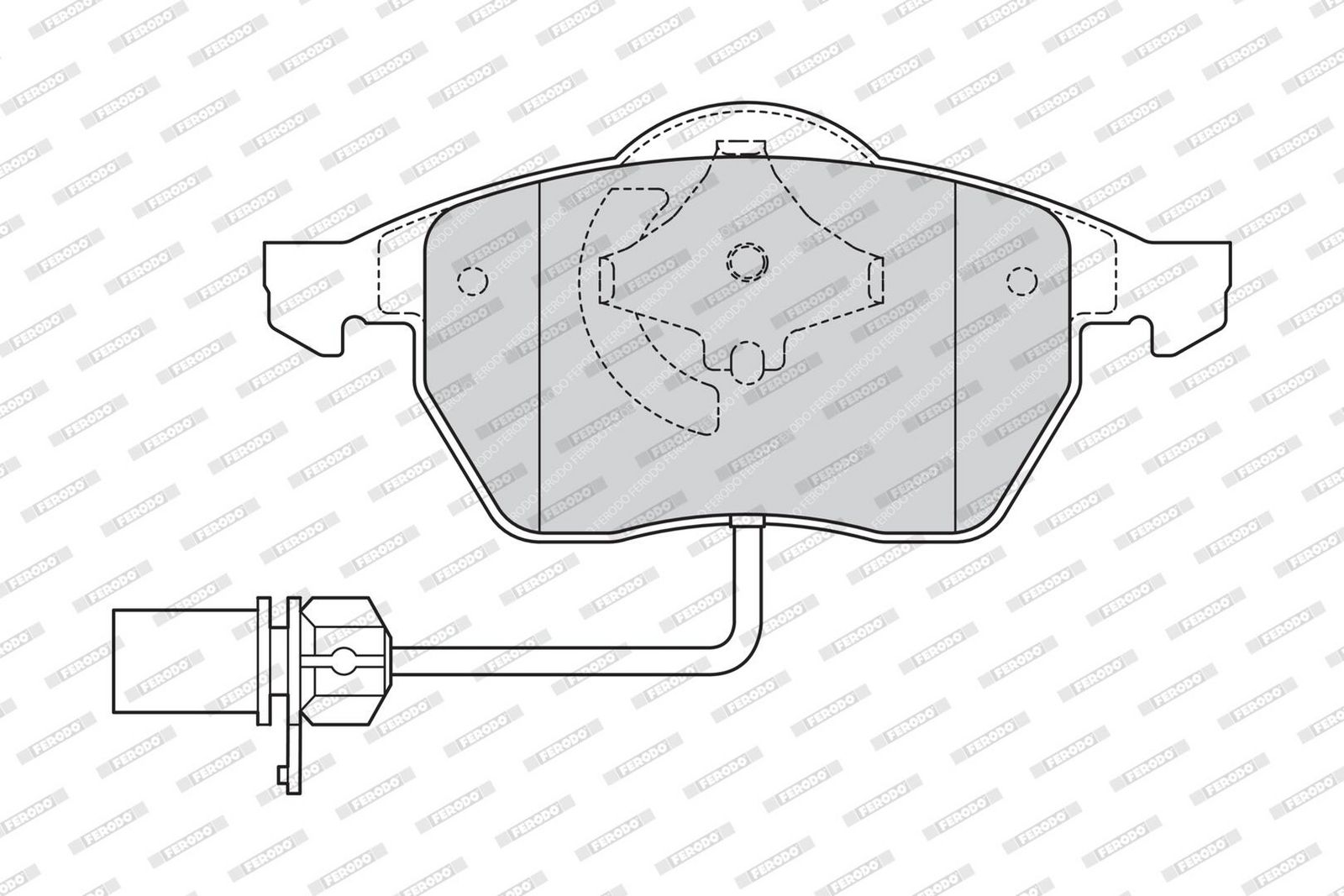 Brake Pad Set, disc brake-1