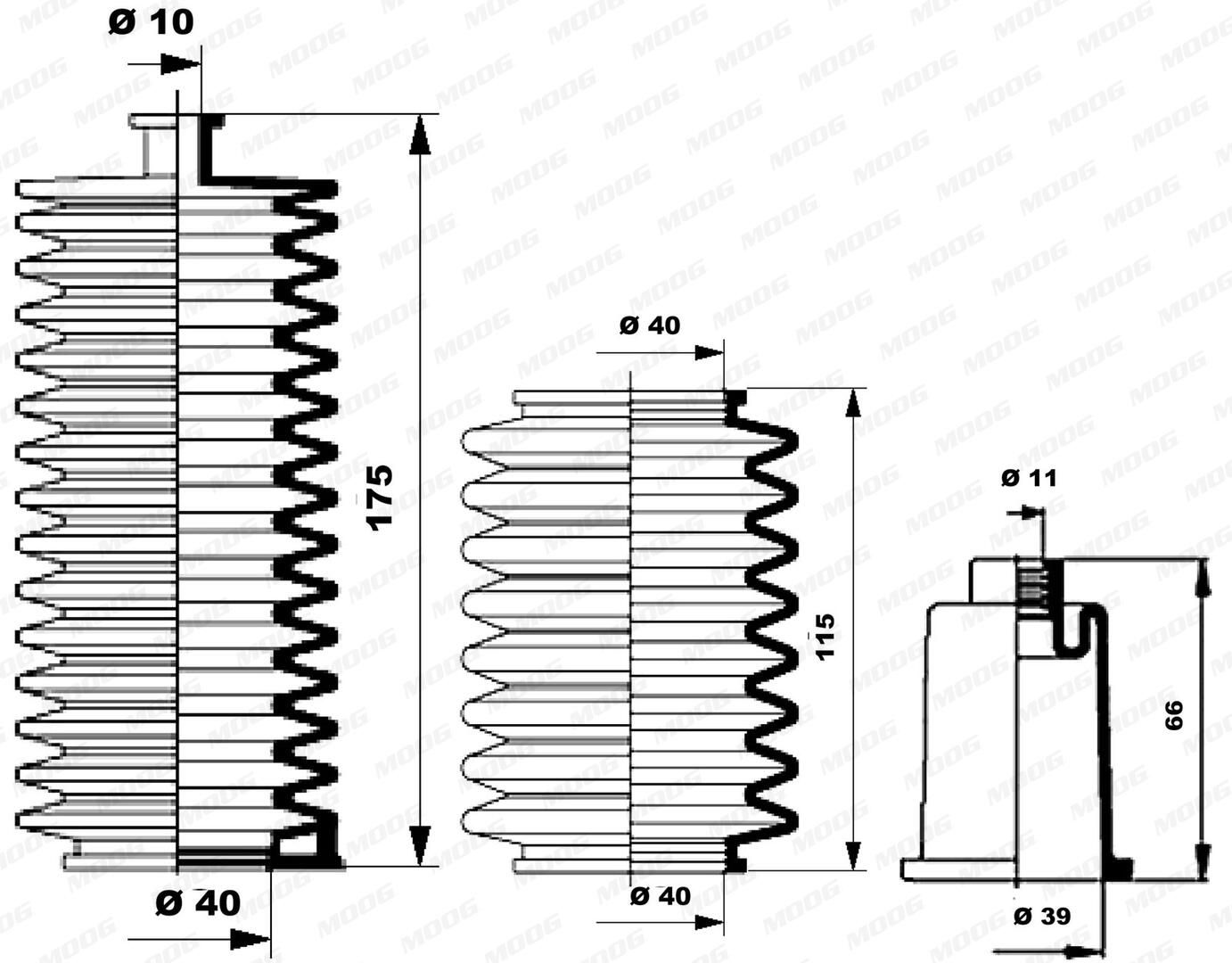 Bellow Kit, steering-5