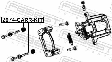 Guide Bolt, brake caliper-1