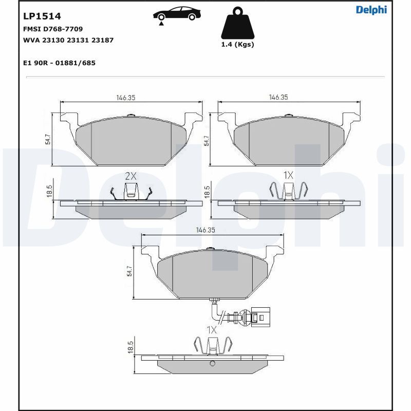 Brake Pad Set, disc brake-4