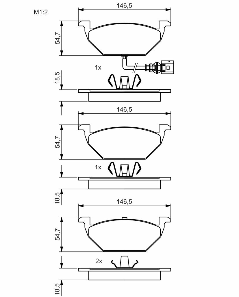 Brake Pad Set, disc brake-6