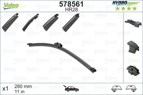 VALEO 578561 Wiper blade