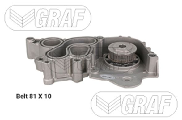 GRAF PA1218A Water pump & timing belt kit