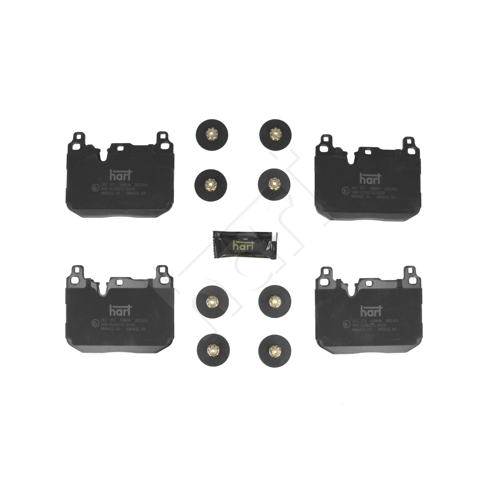 HART 267 371 Brake pad set, disc brake