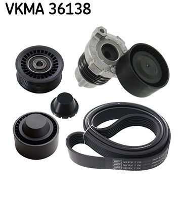 SKF VKMA 36138 V-ribbed belt set