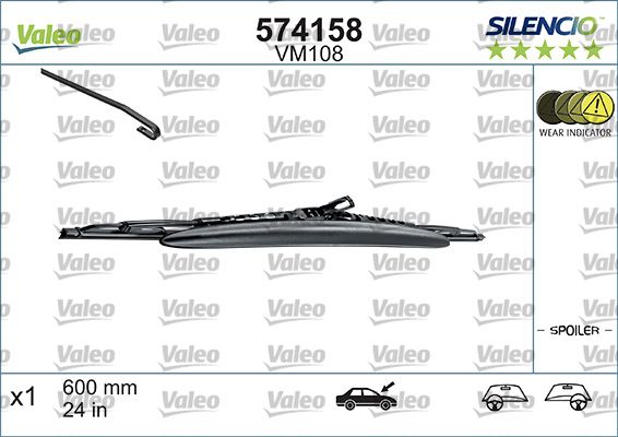 VALEO 574158 Wiper blade