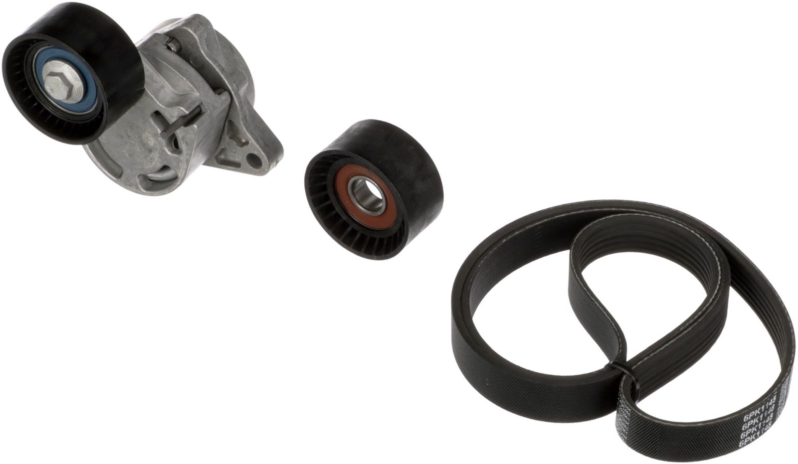 GATES K276PK1148 V-ribbed belt set