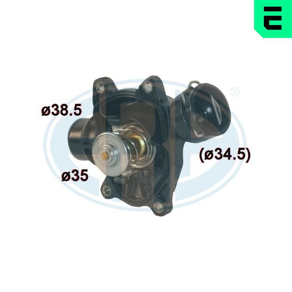 Thermostat, coolant