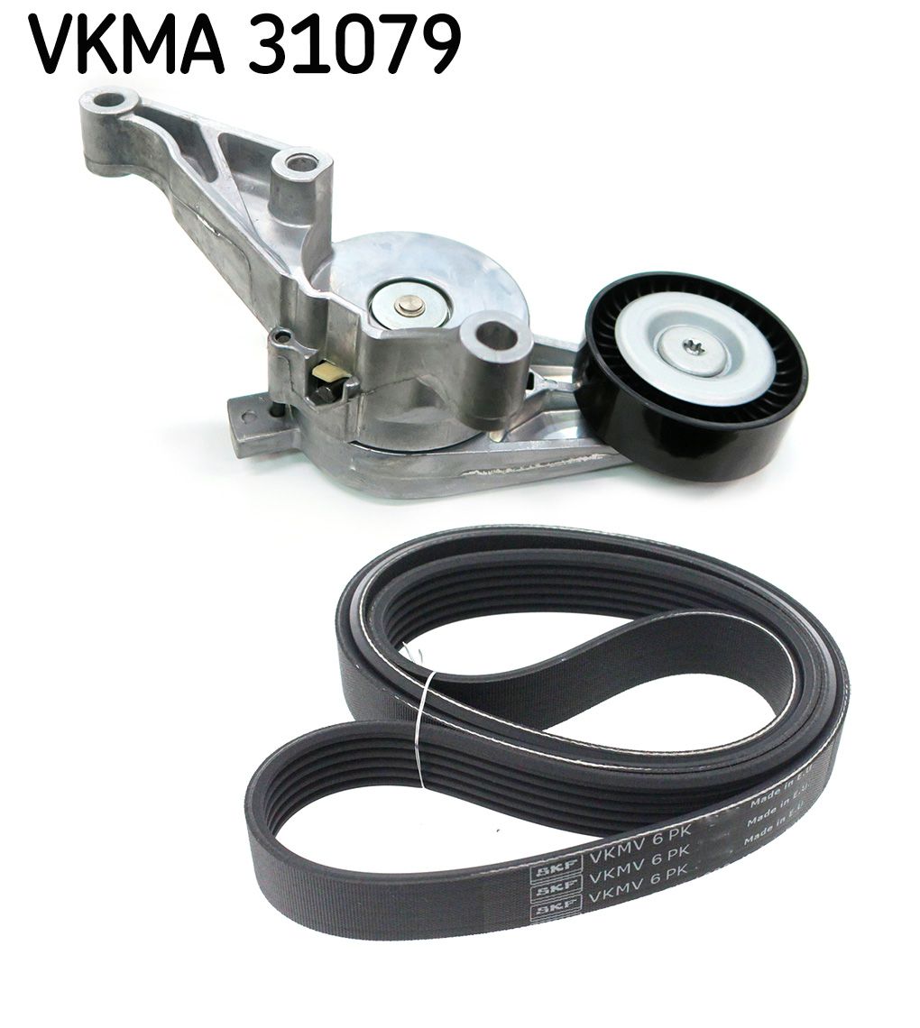 SKF VKMA 31079 V-ribbed belt set