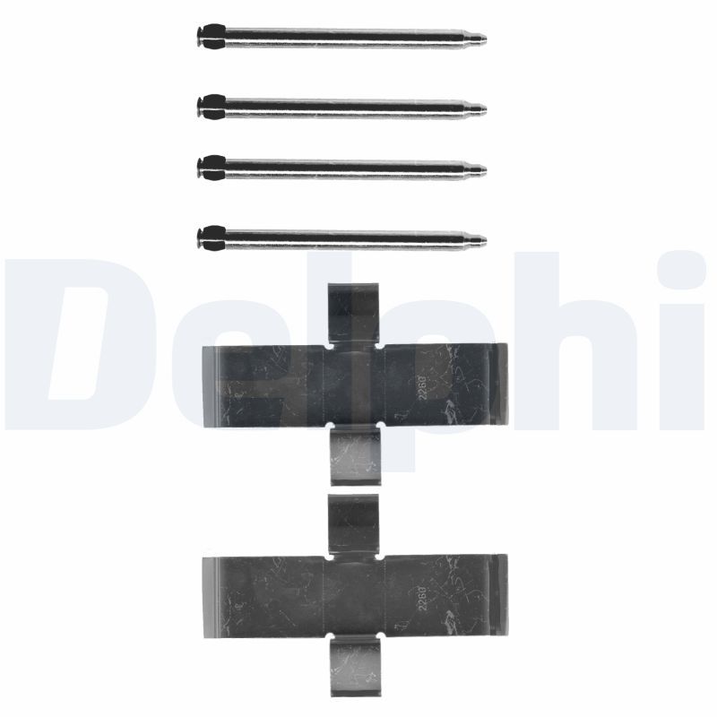 DELPHI LX0107 Accessory kit, disc brake pad