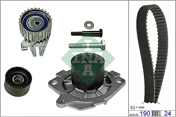 SCHAEFFLER INA 530 0622 30 Water pump & timing belt kit