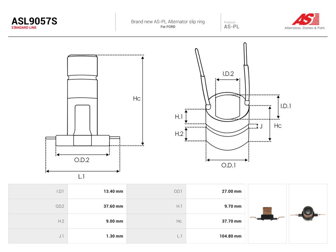 Slip Ring, alternator-2