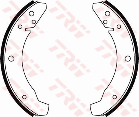 TRW GS8025 Brake shoe set