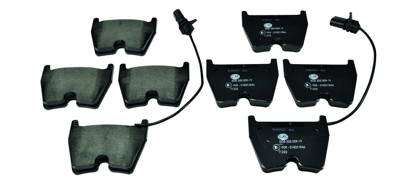 HELLA 8DB 355 009-191 Brake pad set, disc brake