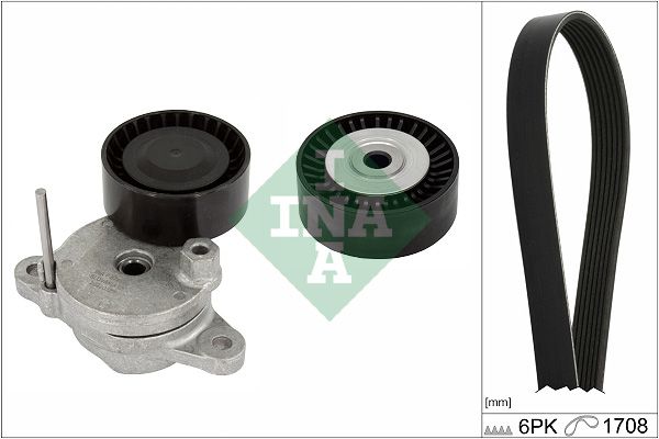 SCHAEFFLER INA 529 0533 10 V-ribbed belt set
