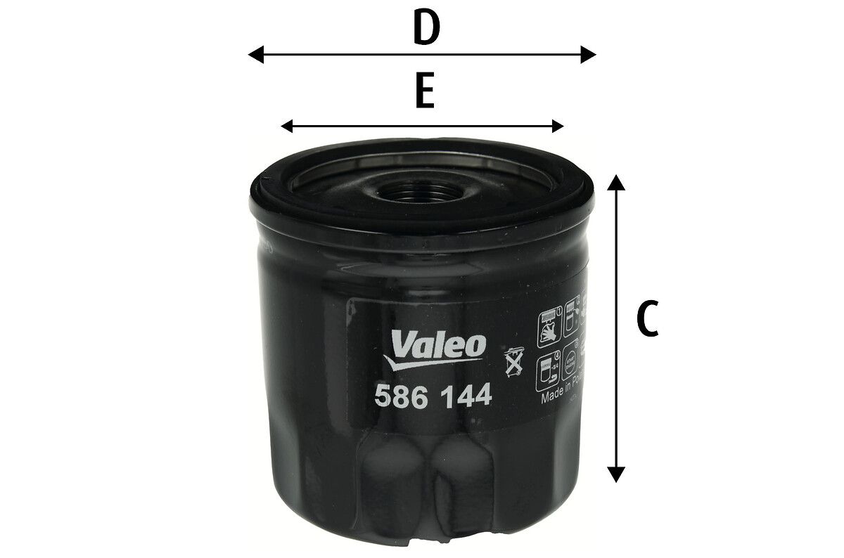 VALEO 586144 Oil filter