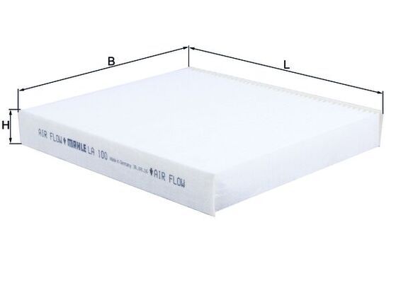 KNECHT LA 100 Filtras, salono oras